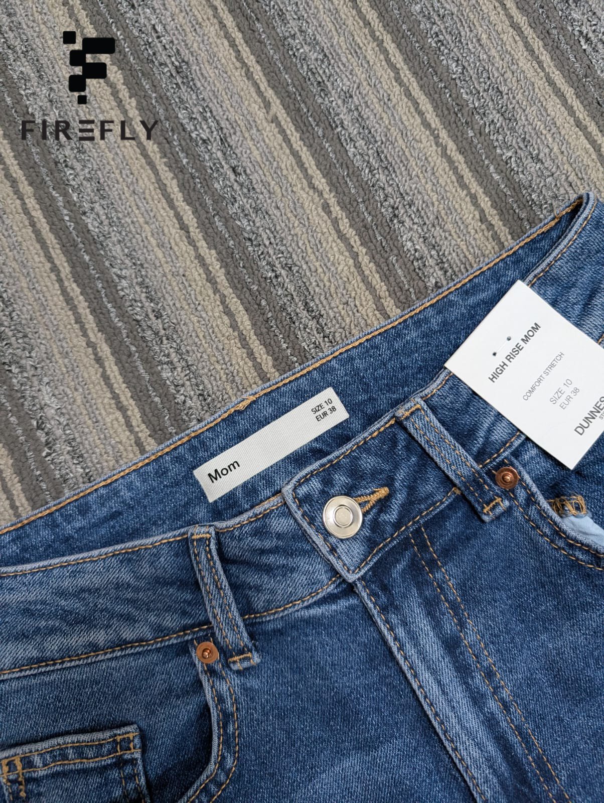 THE HONEY (deep blue mom fit) - Image 4