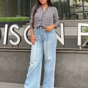 Light Blue💙 – High Waist Wide leg Jeans