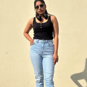 High Waisted Mom Jeans