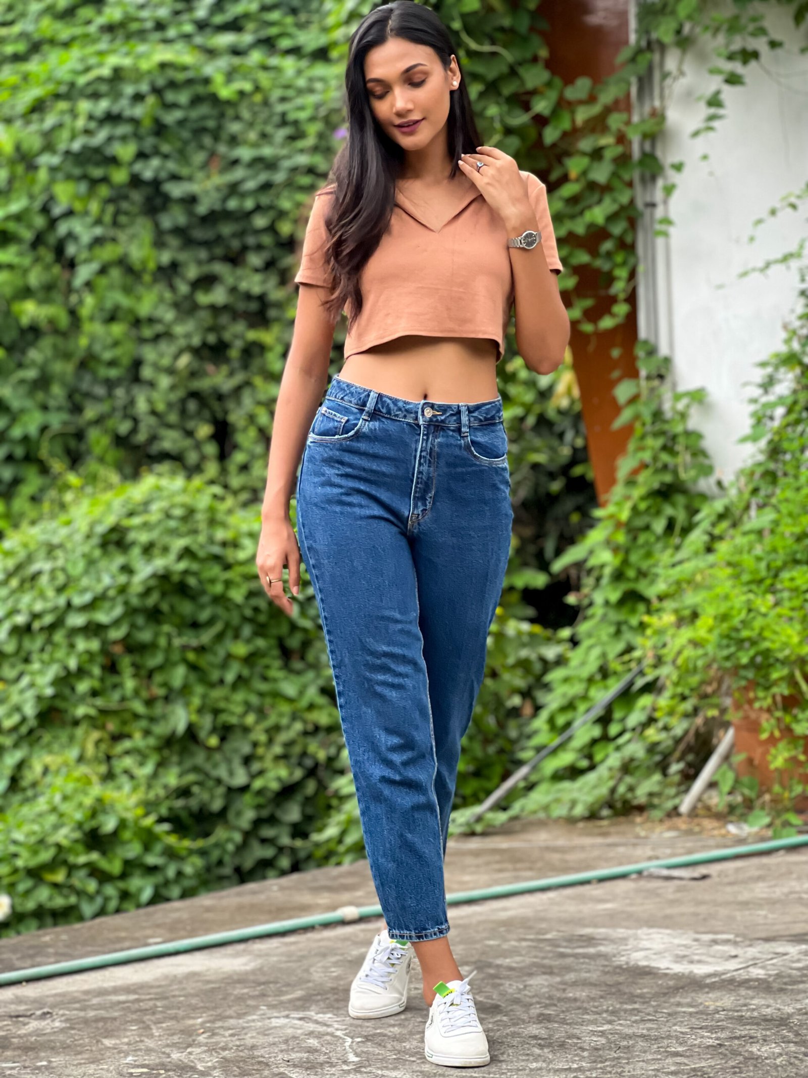 THE HONEY (deep blue mom fit) - Image 3