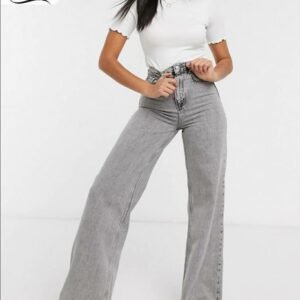 Wide leg Jeans_High Rise