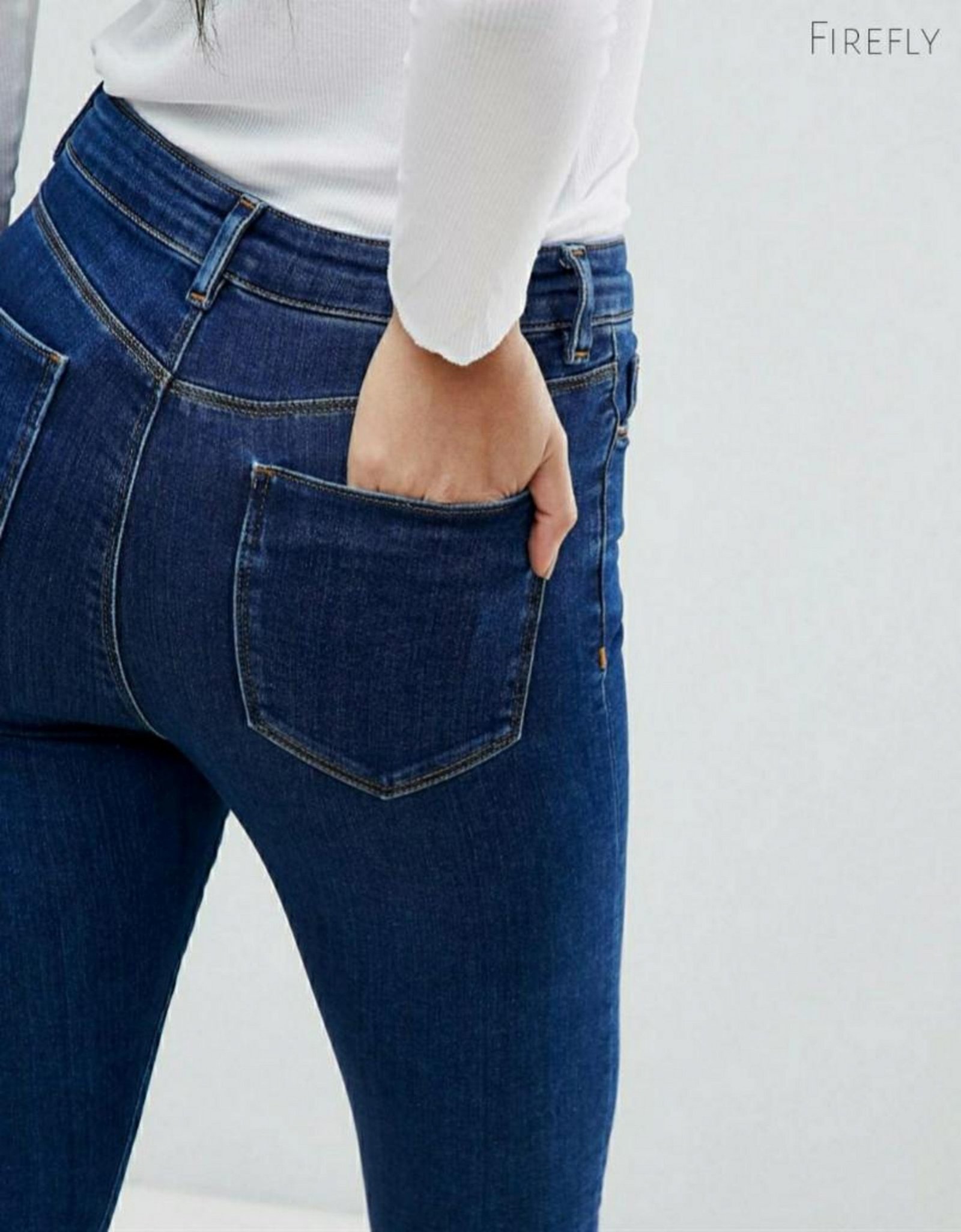 Stretchable Dark Blue jeans - Image 2