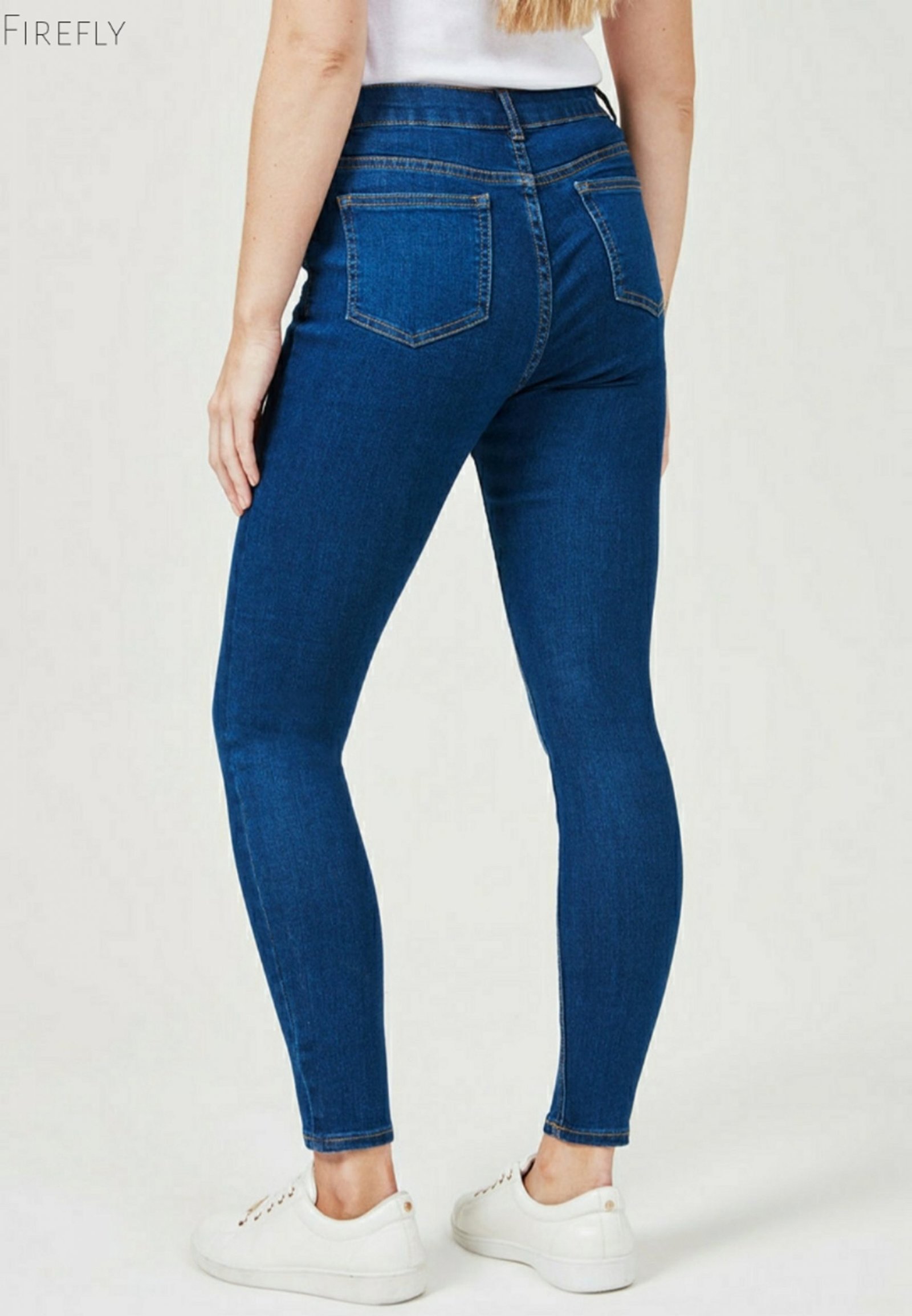 Skinny jeans in mid wash blue - Image 2