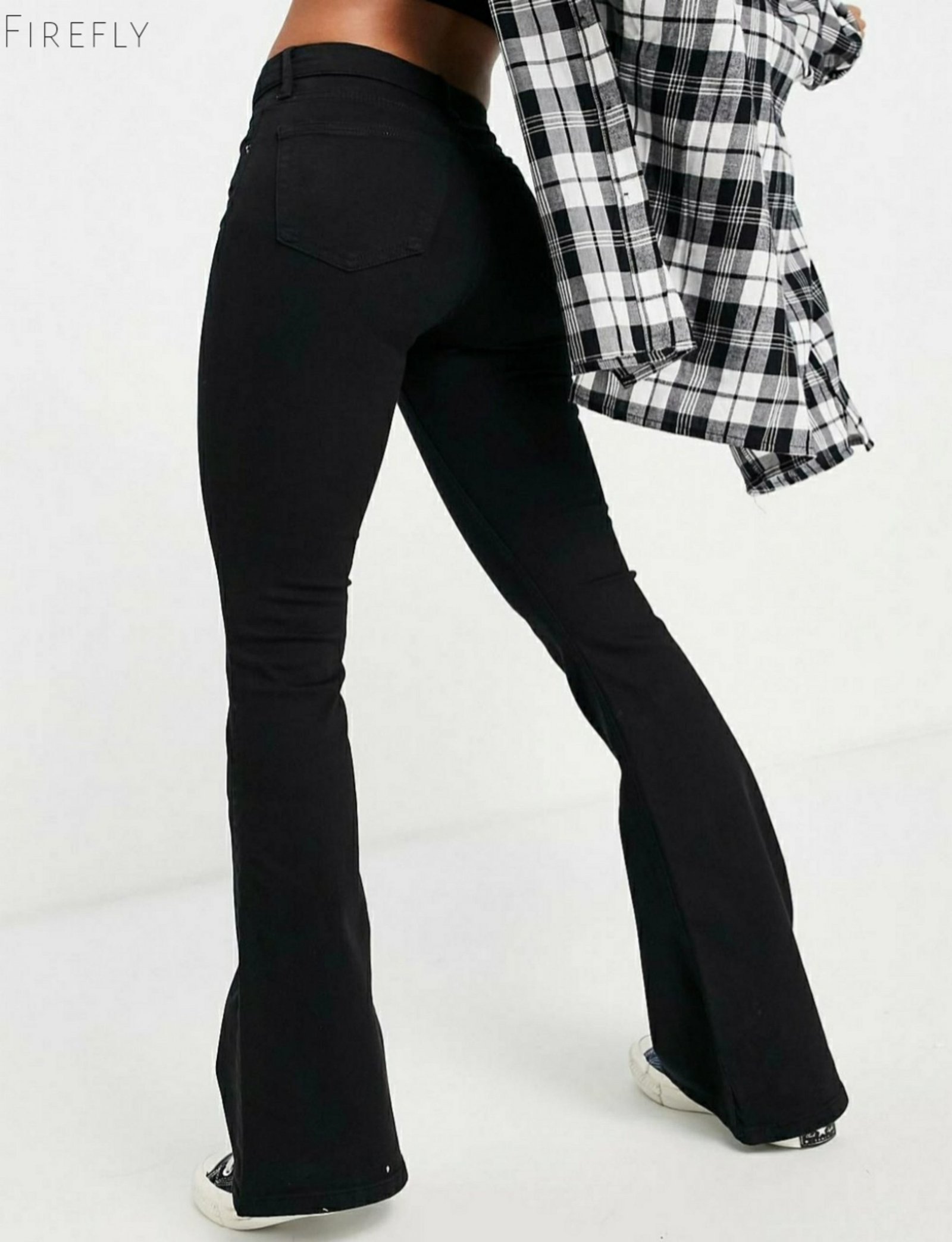 Firefly Wave Flared jeans in black - Image 2